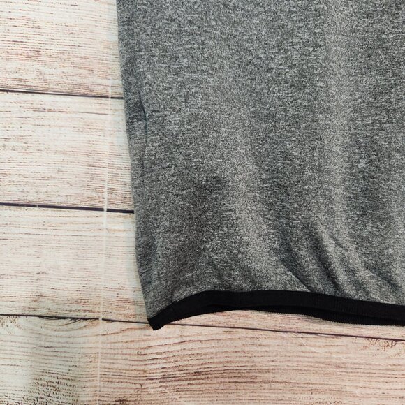 Adidas Golf Mens Puffer Vest Size S Black Gray 1/2 Zip Sleeveless Jacket Pockets - Picture 15 of 16